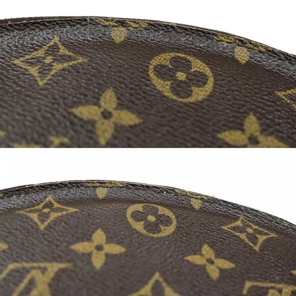 LOUIS VUITTON Pochette Cosmetic Pouch Bag Monogram Leather Brown M47515 05ED262 - Picture 15 of 16